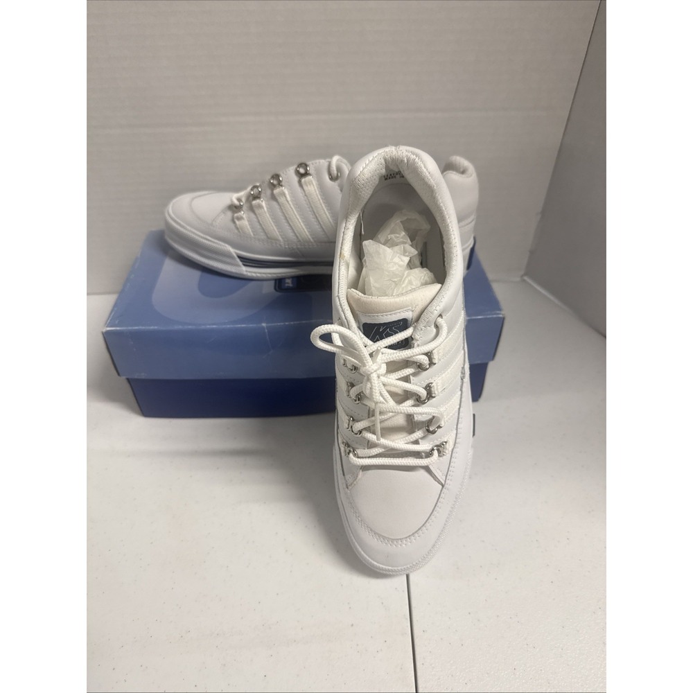 Woman's Keds Sport Leather Sneakers Size 10 New In Box White